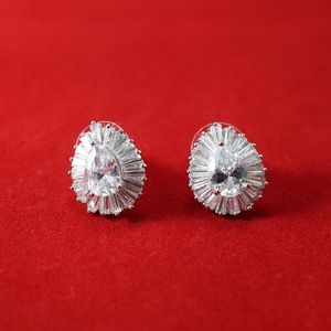 Rhinestone Stud Earrings